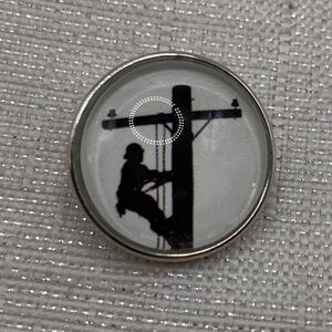 LINEMAN - Snap Button Charm - 18mm/20mm